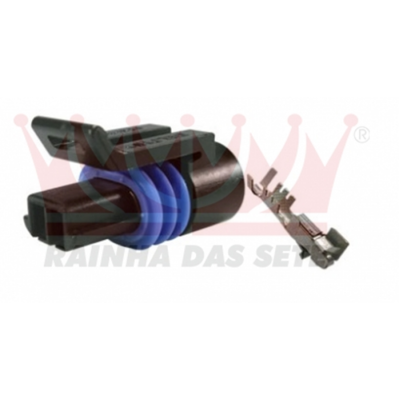 CONECTOR 02 VIAS ELÉTRICO FEMEA P EATON 2 PINOS - 6745