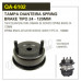 TAMPA DIANTEIRA SPRING BRAKE TIPO 24 120MM - QA