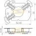 PORTA ESCOVAS LIMPADOR DE PARA-BRISA 12V - MODERNO MB